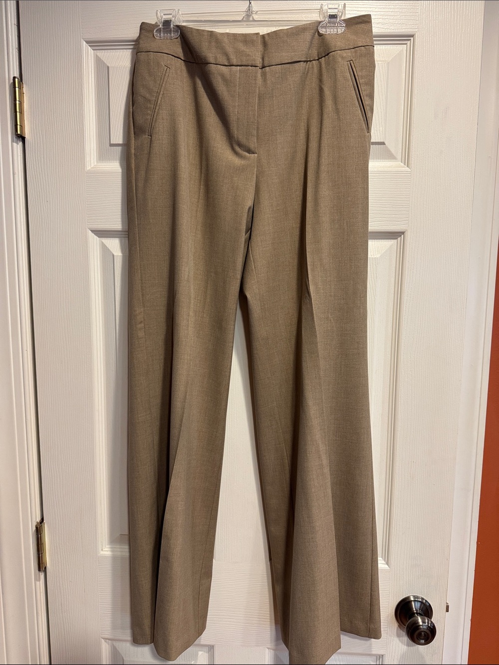 Chico's Wide-Leg Dress Pants in Taupe Size 1